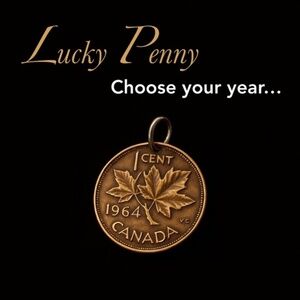 1976 and 2012 Penny Pendants
